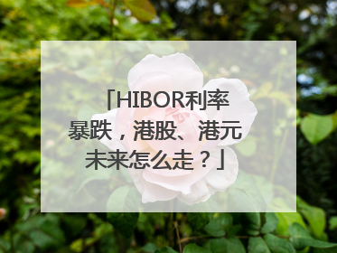 HIBOR利率暴跌，港股、港元未来怎么走？